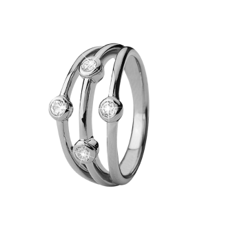 CDL ring Thrown sølv - Ringe