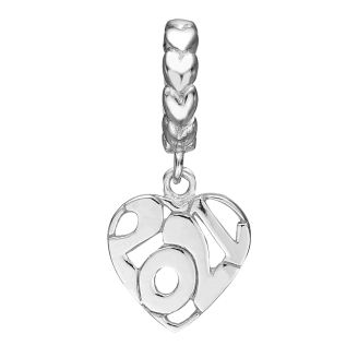 CDL charm til sølvarmbånd YEAR 2021 sølv - Charms til armbånd