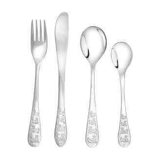 NOA Stålbestik med ænder - Nordahl Jewellery