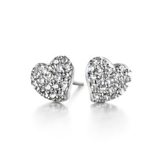 SPIRIT ICONS sølvørering GLOWING HEART. - Spirit Icons