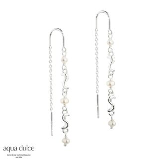 AquaD sølv ørehænger Rhumba - Øreringe