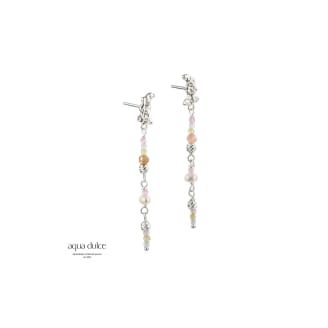 AquaD sølv ørehænger Pretty Pastel - Øreringe