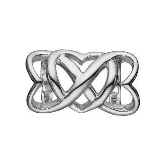 CDL charms til læderarmbånd Eternity sølv - Charms til armbånd