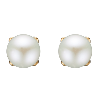 CDL ørestik Pearl forgyldt - Øreringe