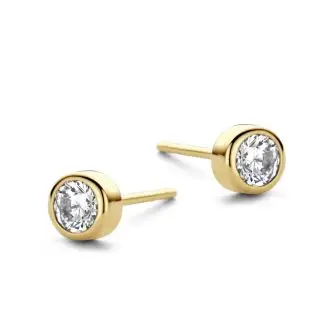 SPIRIT ICONS VEGA Ear stud forgyldt cz - 