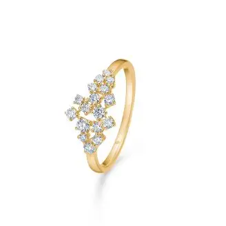 Mads Z 14kt Starry Night ring 0,41wsi - 