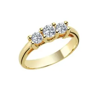 NURAN 14kt TRIA ring 0,27 ct - 
