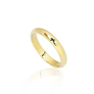 Jan Jørgensen 8kt herrering 4mm - Guld